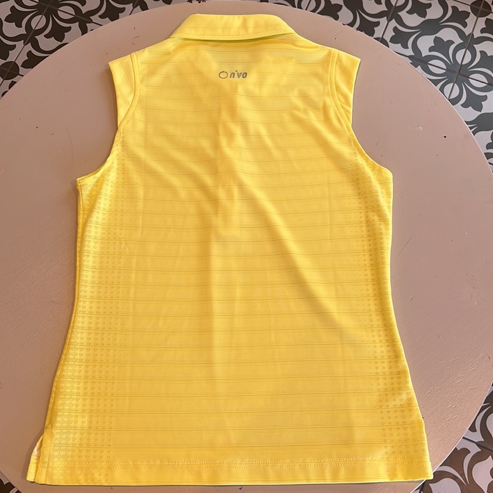Nivo Sport yellow golf polo - Picture 3 of 3